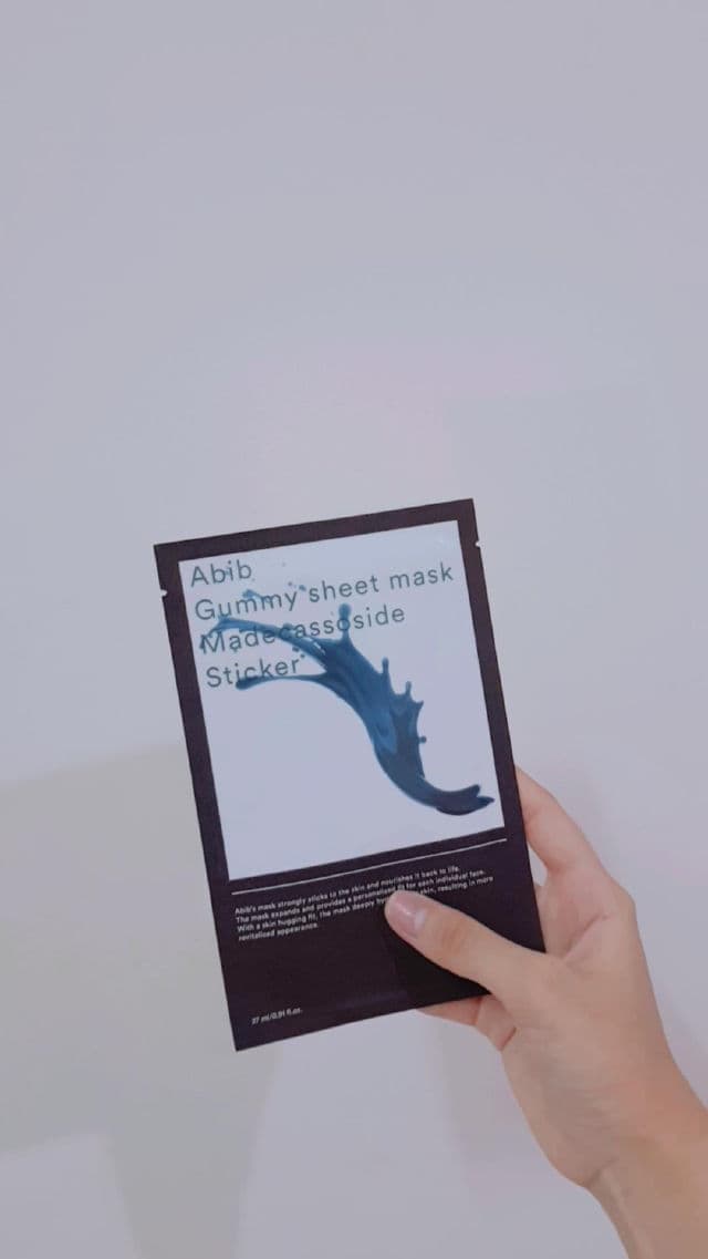 Abib Gummy Sheet Mask Madeca Sticker review photo by skincarediction