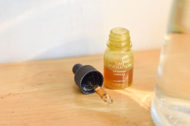 MISSHA Time Revolution Artemisia Ampoule review photo by skincareinhawaii