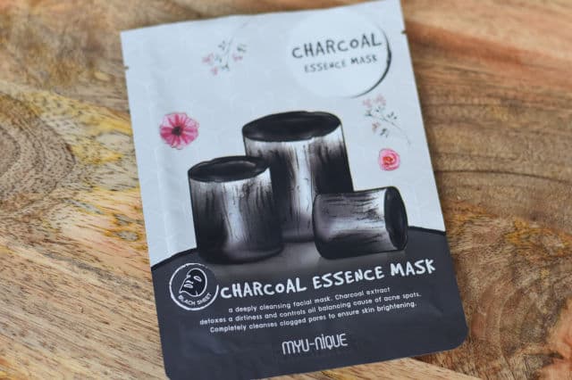 Myu-Nique Charcoal Essence Mask review photo by skincareinhawaii
