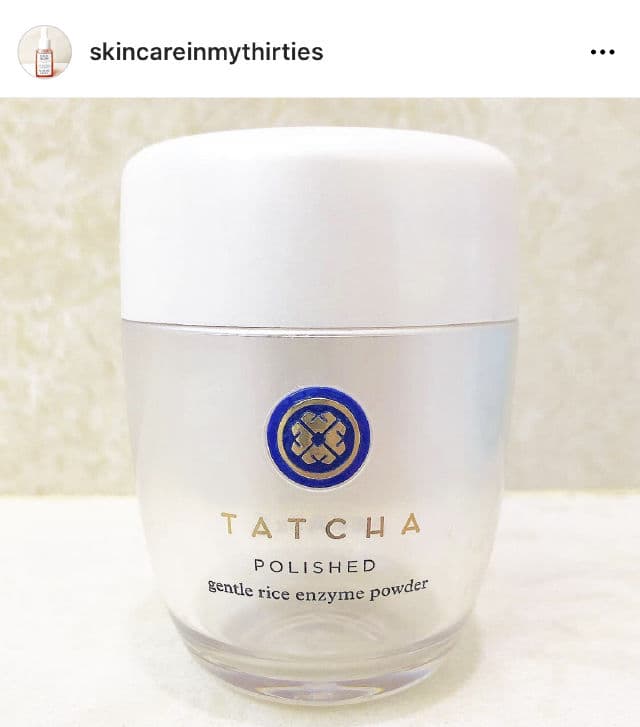 Tatcha POLISHED Classic Rice Enzyme Powder review photo by skincareinmythirties
