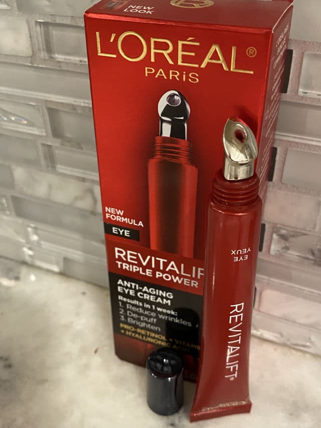 L'Oreal Paris RevitaLift Triple Power Eye Treatment review photo by skincareismyworld