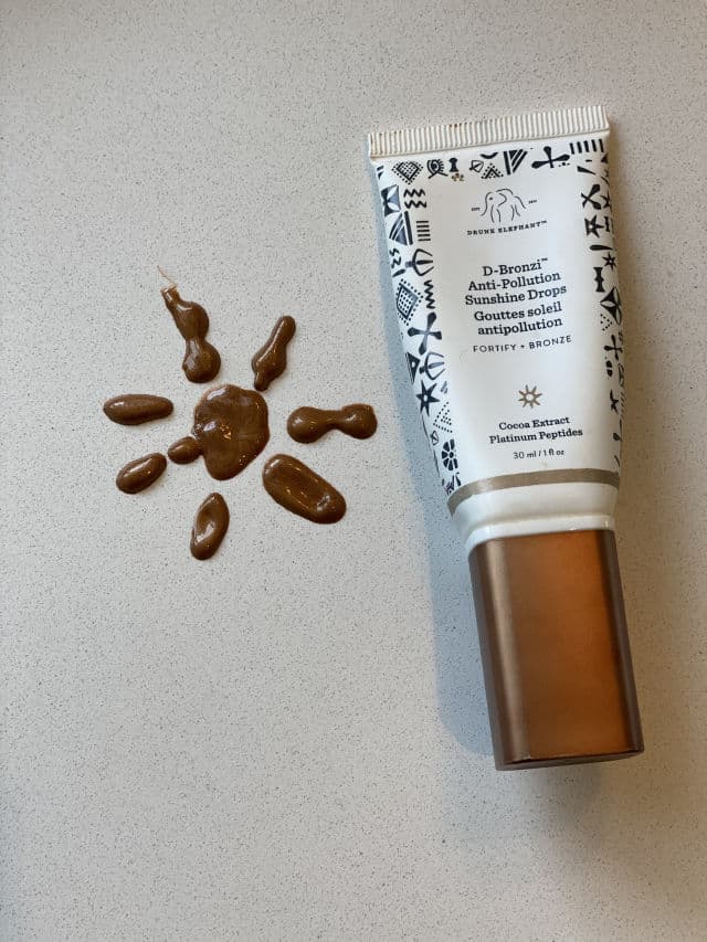 Drunk Elephant D-Bronzi Anti-Pollution Sunshine Serum review photo by skincareofb