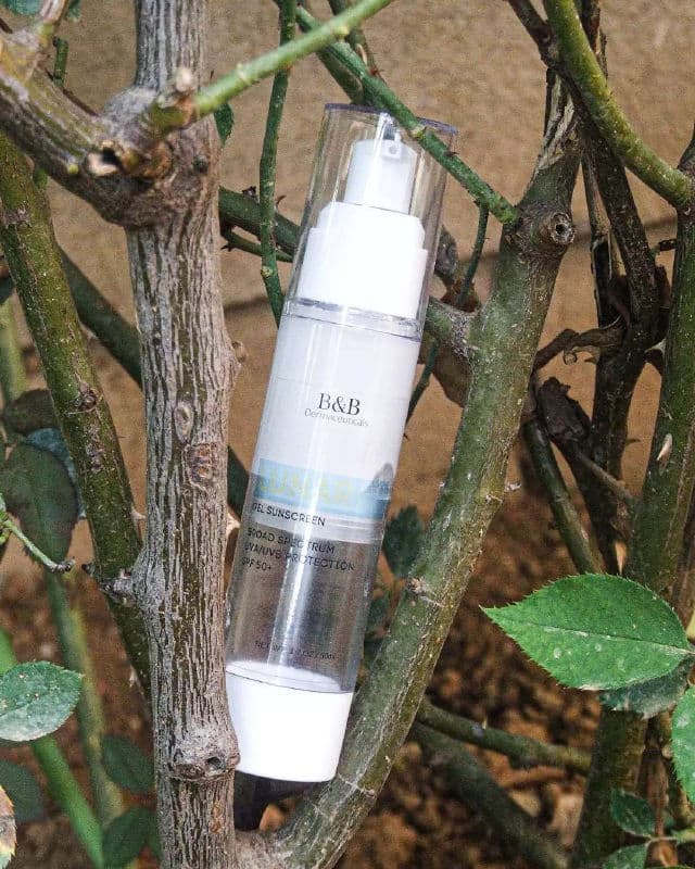 B&B Dermaceuticals Lunar Gel Sunscreen SPF50+ review photo by skincarewithseher