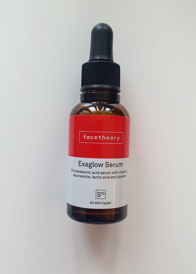 facetheory Exaglow Serum S10 review photo by skinference