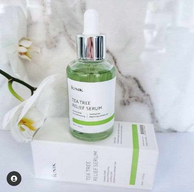 Iunik Tea Tree Relief Serum review photo by skinimaliste