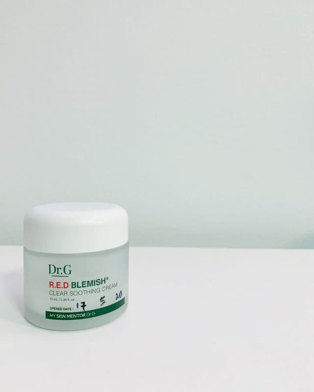 DR.G Red Blemish Clear Cream review photo by skinken