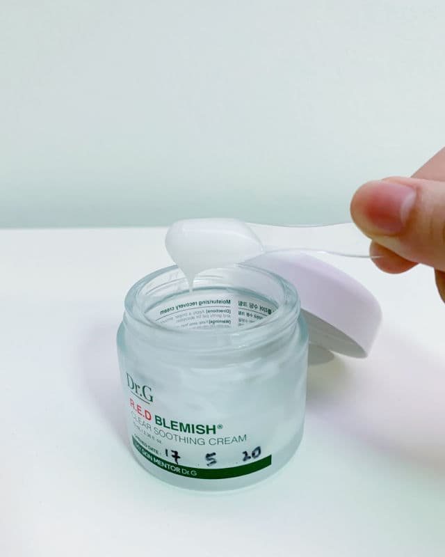 DR.G Red Blemish Clear Cream review photo by skinken