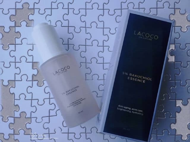 Lacoco en nature 5% Bakuchiol Essence review photo by skinnusa
