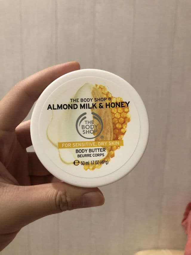 The Body Shop Almond Milk & Honey Body Butter review photo by skinoasis