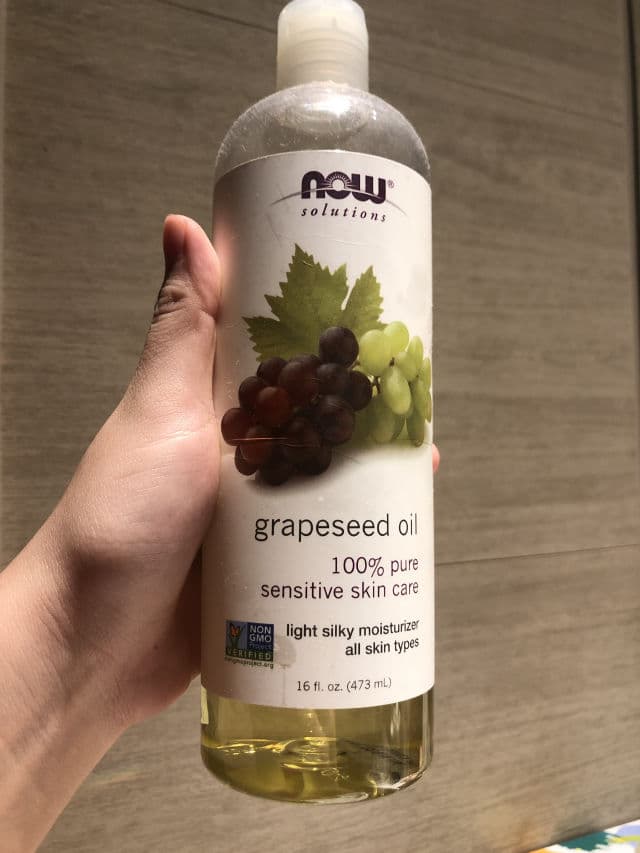 Now Solutions Grapeseed Oil review photo by skinoasis