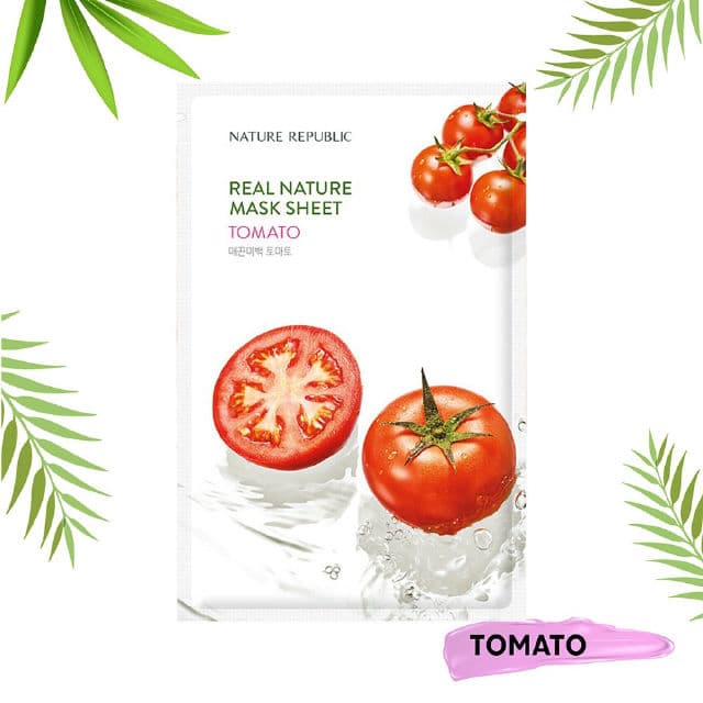 NATURE REPUBLIC Real Nature Mask Sheet - Tomato review photo by skininsecurity
