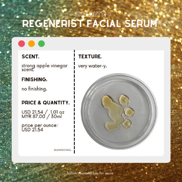 Mama's Recipe Skincare Acne & Freckle Serum review photo by skinwithbes