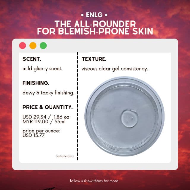 enlg The All-Rounder For Blemish-Prone Skin review photo by skinwithbes