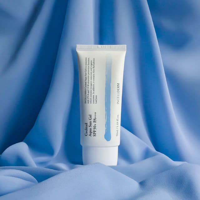 Incellderm Cocktail Aqua Sun Gel SPF 50+ PA++++ review photo by skinwithbes