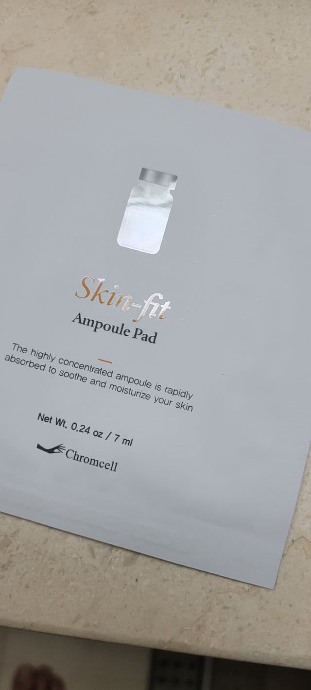 Dr.CHROMCELL Skin-fit Ampoule Pad review photo by slowdownpool3