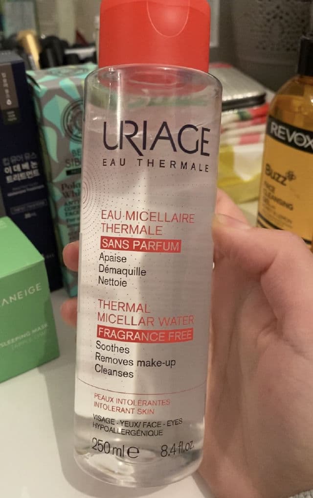 Uriage Thermal Micellar Water - Sensitive Skin review photo by smoxeyvision