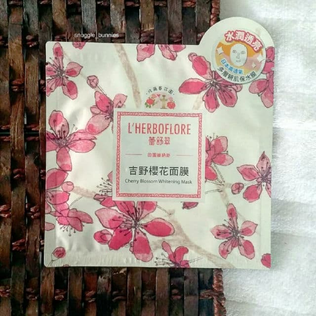 L'Herboflore Cherry Blossom Whitening Mask review photo by snugglebunnies
