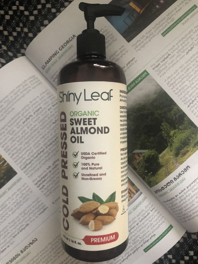 Shiny Leaf Cold-Pressed Organic Almond Oil review photo by sofiyaalev