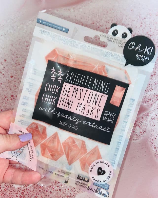 Oh K! Chok Chok Quartz Slice Mask review photo by sparkleeveryday