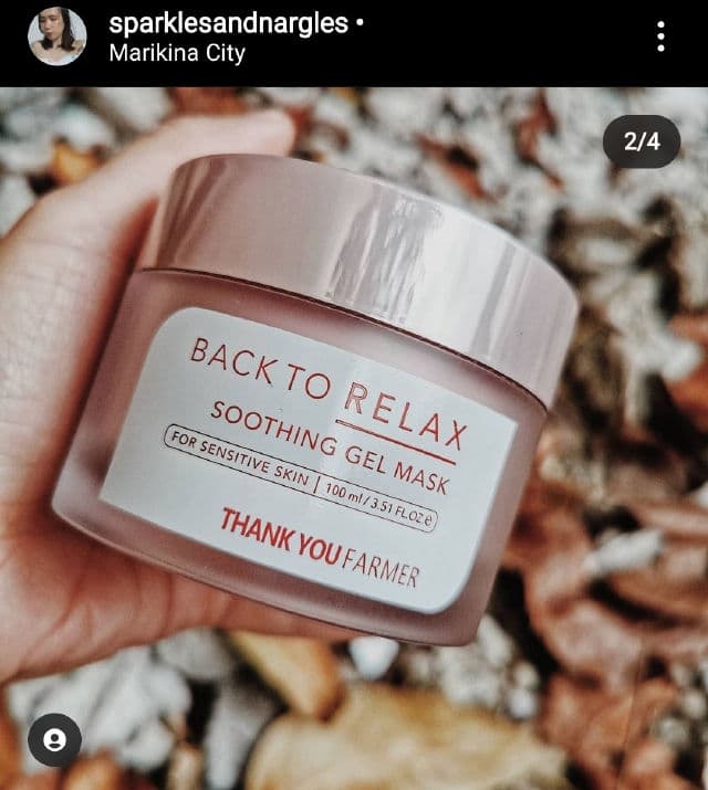 THANK YOU FARMER Back To Relax Soothing Gel Mask review photo by sparklesandnargles
