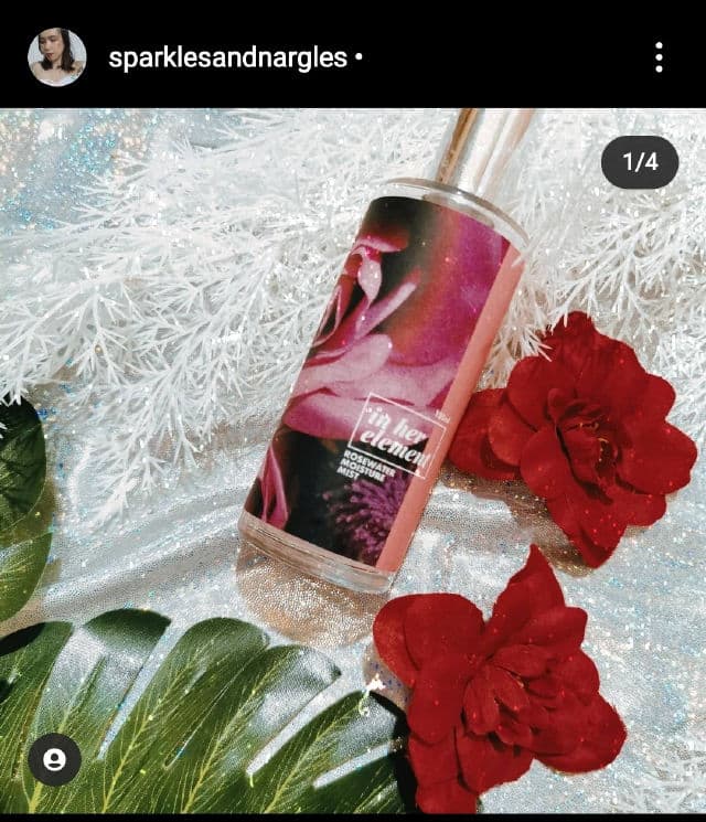 In Her Element Rosewater Moisture Mist	 review photo by sparklesandnargles