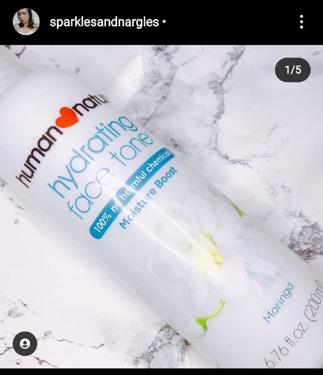 Human Heart Nature Hydrating Face Toner review photo by sparklesandnargles