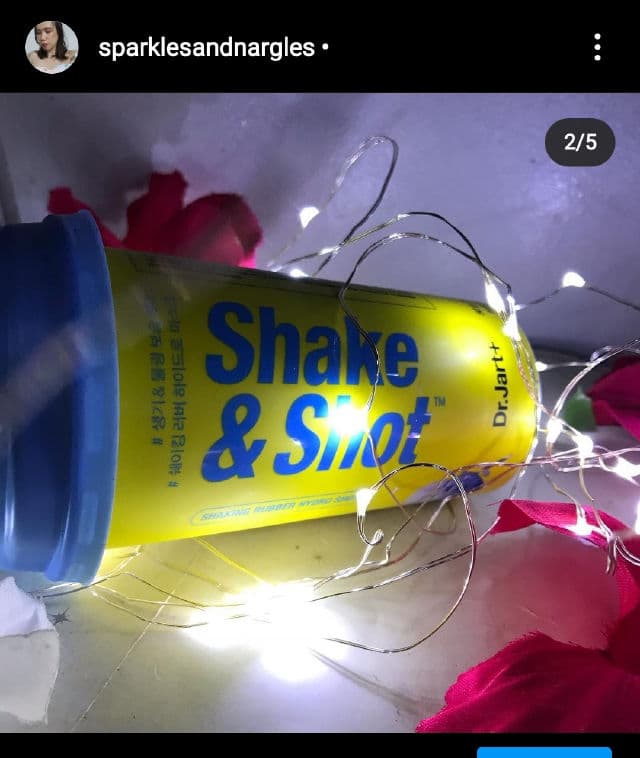 Dr. Jart+ Shake & Shot Rubber Mask Hydro review photo by sparklesandnargles