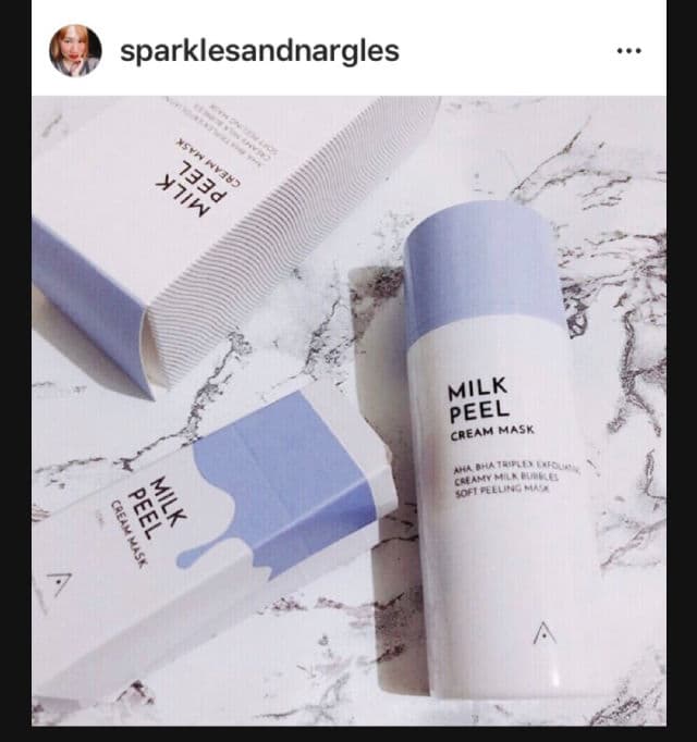 Althea Milk Peel Cream Mask review photo by sparklesandnargles