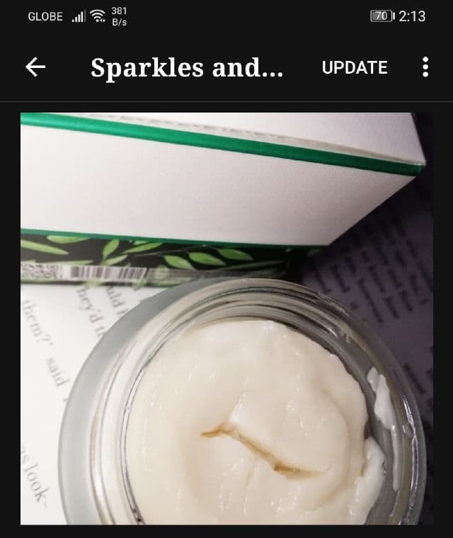 HAYEJIN Blessing of Sprout Vitality Cream review photo by sparklesandnargles