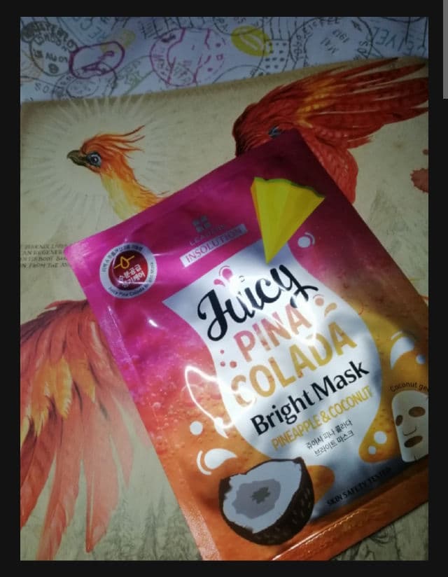 LEADERS Insolution Juicy Pina Colada Bright Mask Pineapple & Coconut review photo by sparklesandnargles