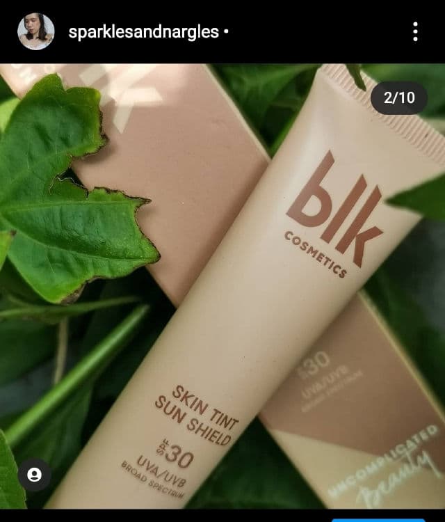 BLK Cosmetics Skintint Sun Shield SPF 30 - Vanilla review photo by sparklesandnargles