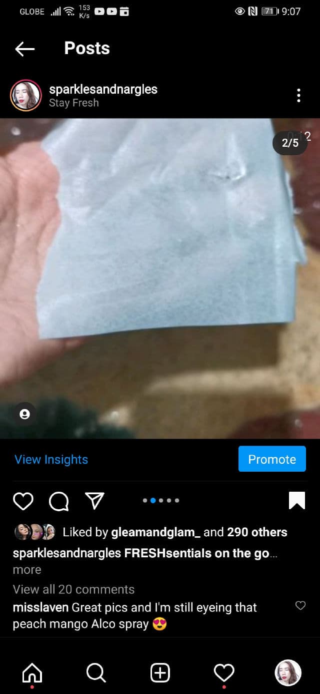 Fresh Skinlab Aloe Vera Travel Paper Soap  review photo by sparklesandnargles