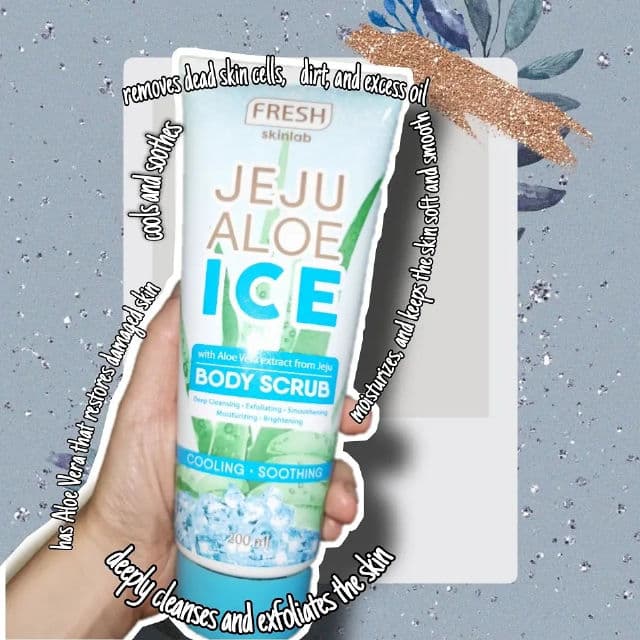Fresh Skinlab Jeju Aloe Ice Body Scrub review photo by sparklesandnargles