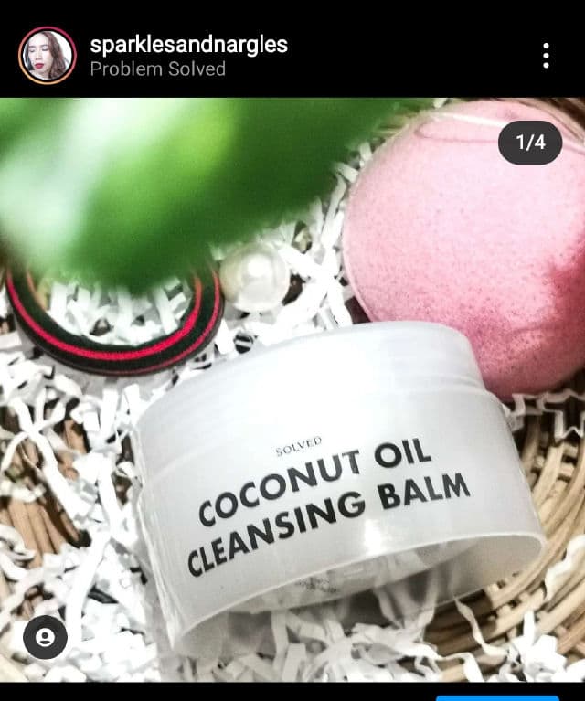 Solved Skincare Coconut Oil Cleansing Balm review photo by sparklesandnargles