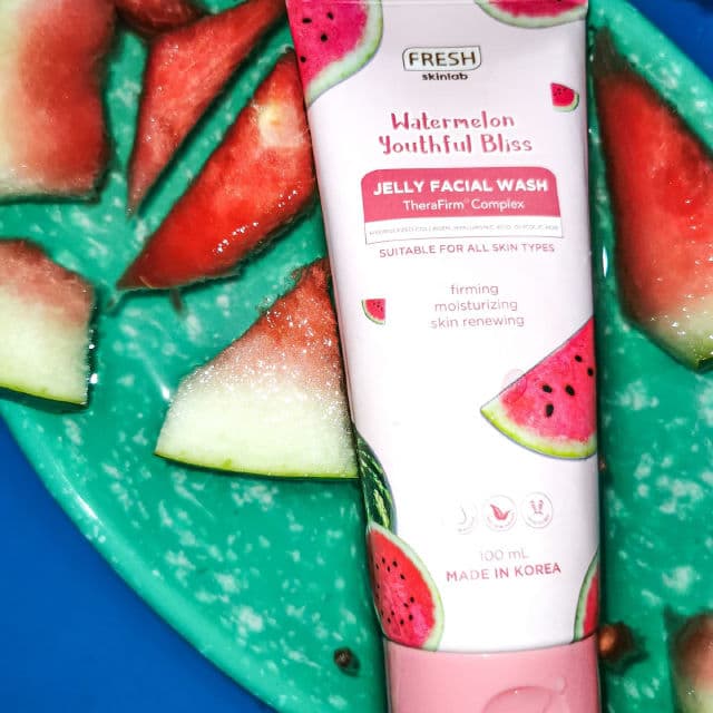 Fresh Skinlab Watermelon Youthful Bliss Jelly Facial Wash review photo by sparklesandnargles
