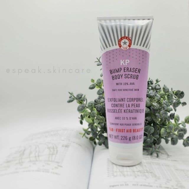 First Aid Beauty KP Bump Eraser Body Scrub review photo by speakskincare