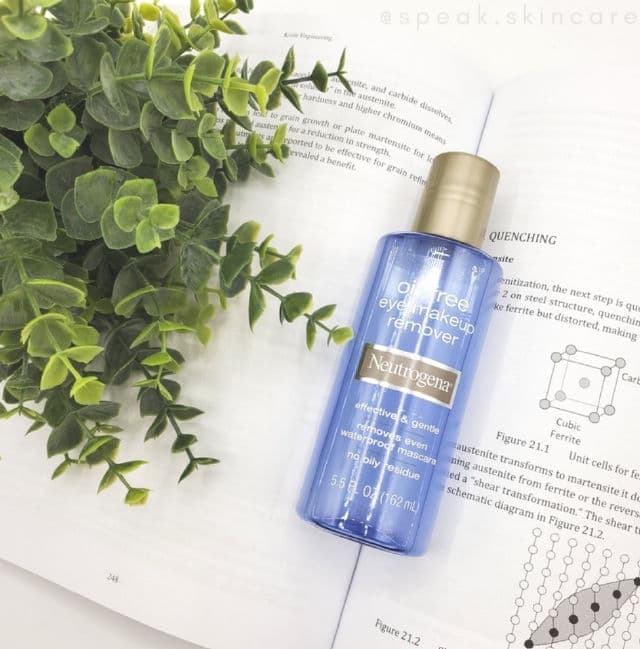 Neutrogena Oil-Free Eye Makeup Remover review photo by speakskincare