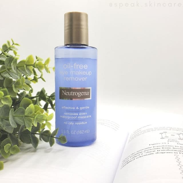 Neutrogena Oil-Free Eye Makeup Remover review photo by speakskincare