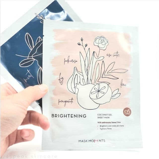 Mask Moments Brightening Coconut Gel Sheet Mask review photo by speakskincare