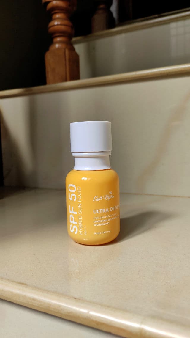 Earth Rhythm Ultra Defence Hybrid Sun Fluid SPF 50+ review photo by sreeelakshmi