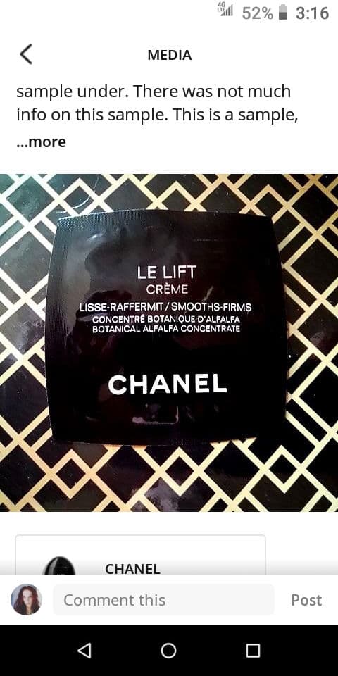 Chanel Le Lift Creme Yeux review photo by staceymeows