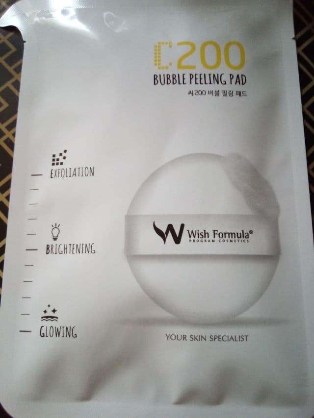 WISH FORMULA C200 Bubble Peeling Pad For Face review photo by staceymeows