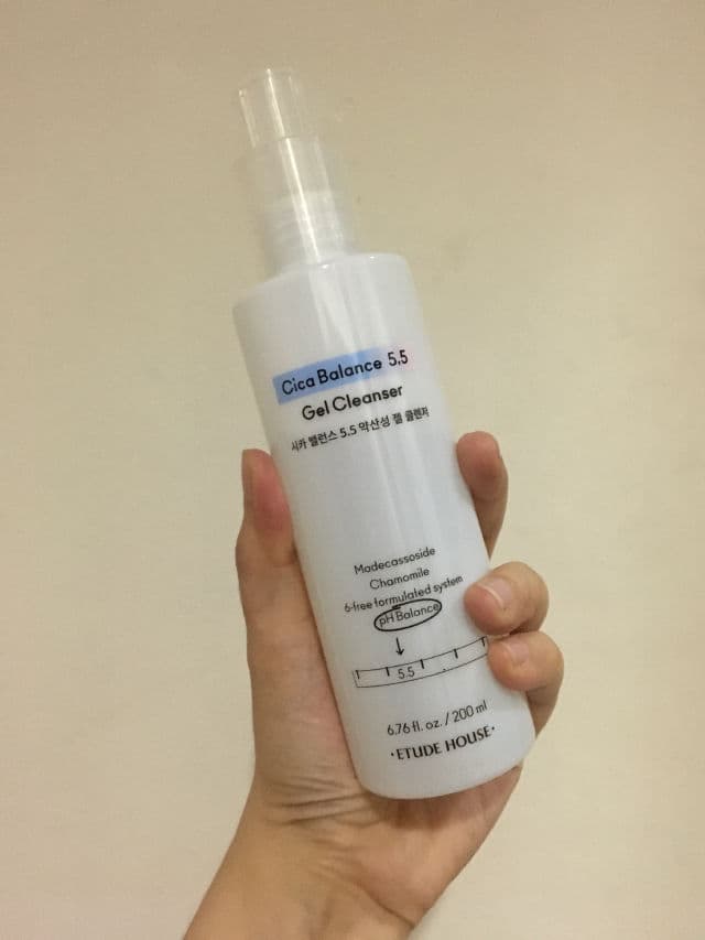 ETUDE Cica Balance 5.5 Gel Cleanser review photo by stacie