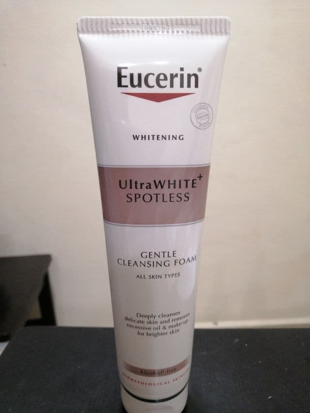 Eucerin UltraWHITE Spotless Cleansing Foam review photo by stancy9