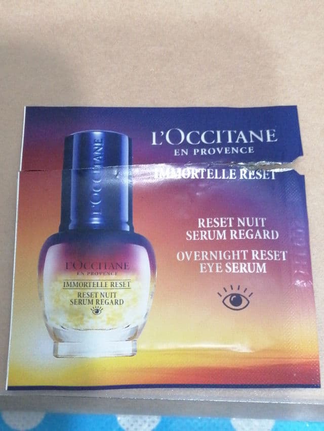 L'Occitane Immortelle Overnight Reset Eye Serum review photo by stancy9