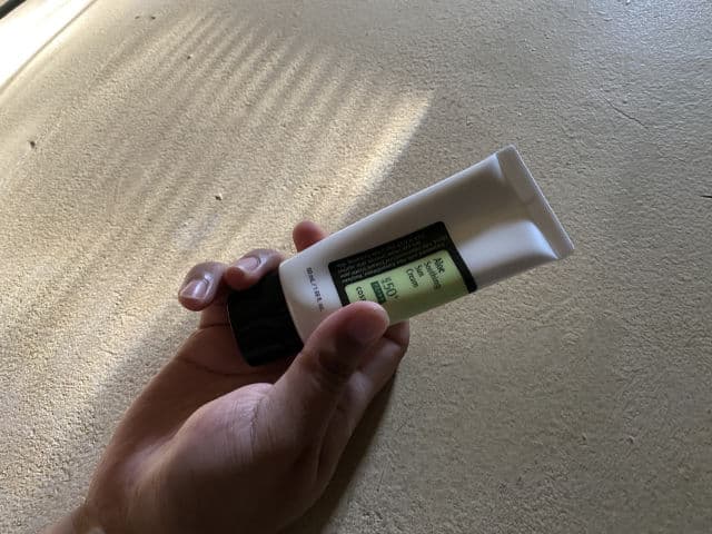 COSRX Aloe Soothing Sun Cream SPF50+ PA+++ review photo by suga716