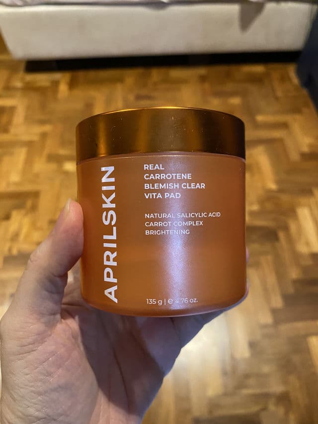 APRIL SKIN Real Carrotene Blemish Clear Vita Pads review photo by summersong
