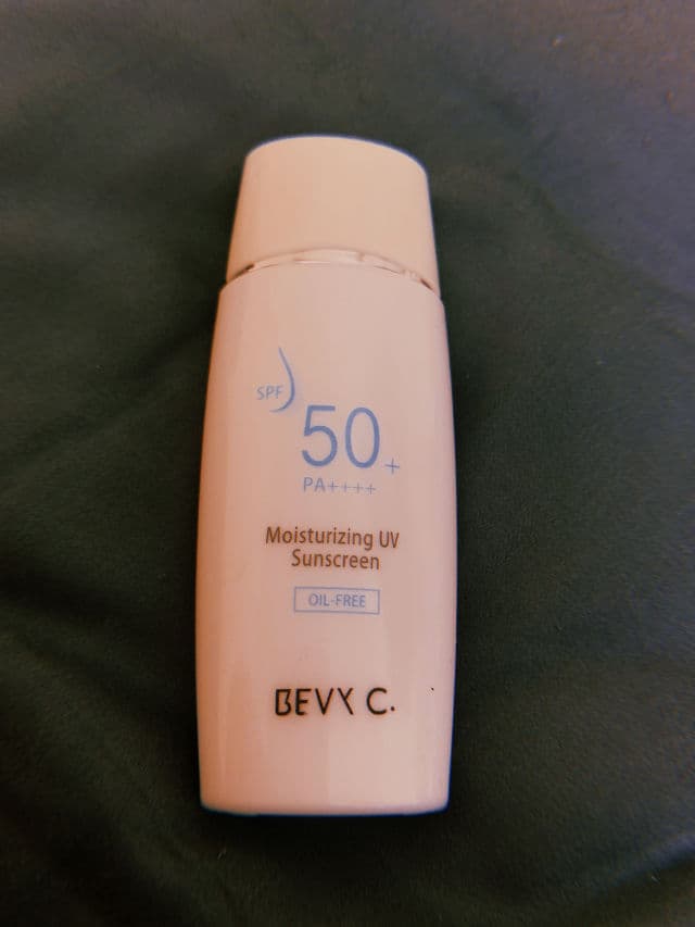 BEVY C. Moisturizing UV Sunscreen SPF50+ PA++++ review photo by whitecastfashion