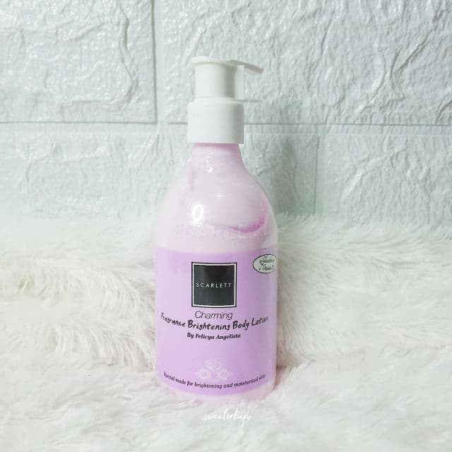 Scarlett Whitening Brightening Fragrance Body Lotion - Charming review photo by sweetirtup