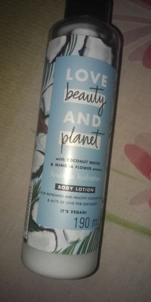 Love Beauty and Planet Coconut Water & Mimosa Water Lotion review photo by syafaa